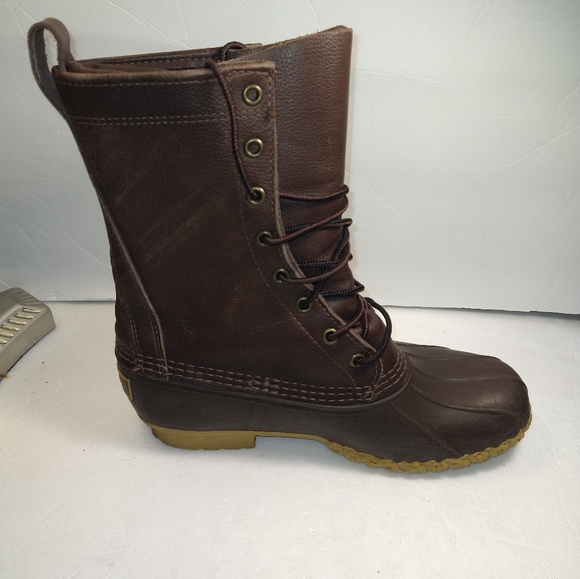 LL Bean Maine Hunting Shoe Gore-Tex Thinsulate Leather Duck Boots Men’s sz 7 - Picture 6 of 13
